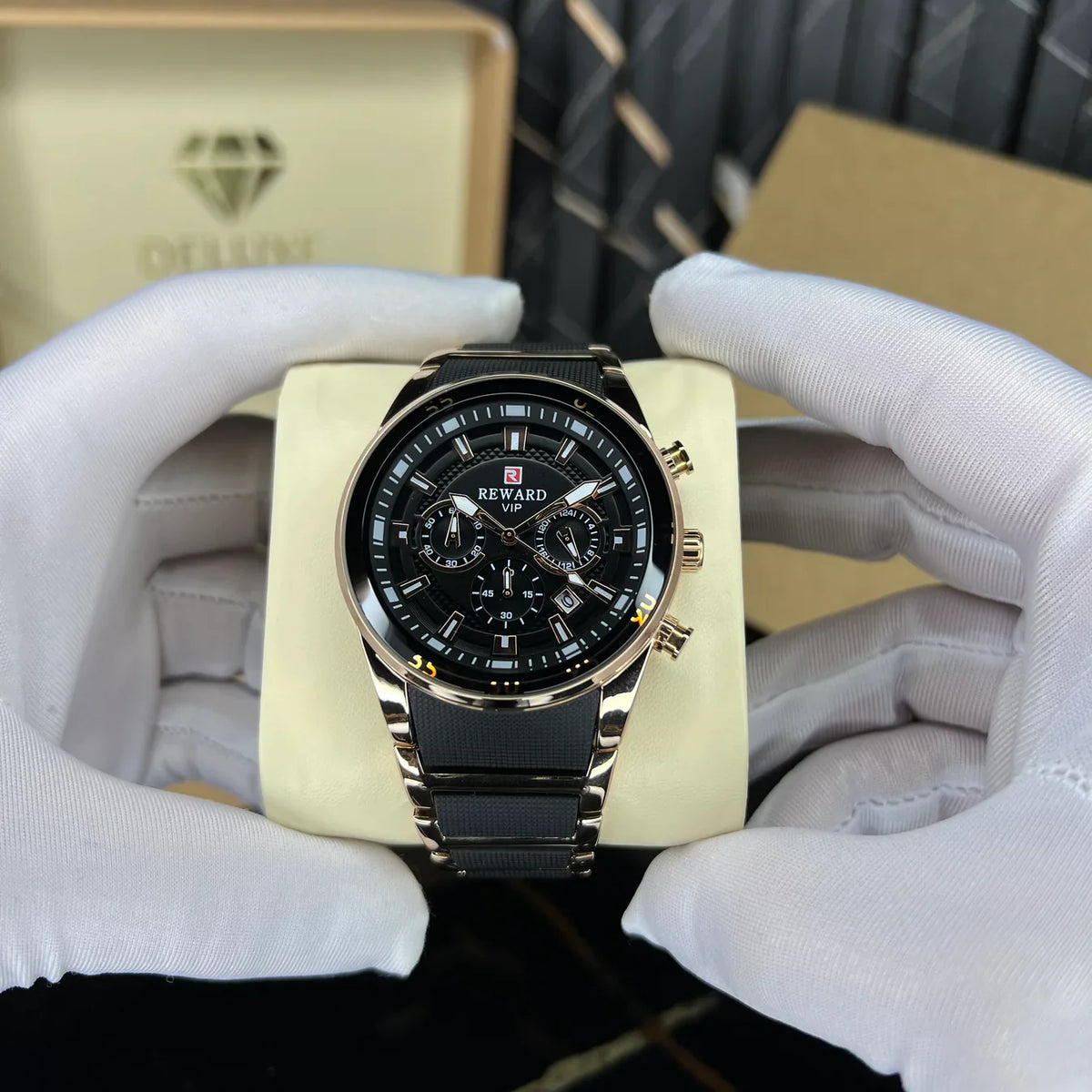 REWARD VIP LUXE REDONDO  ORO-NEGRO