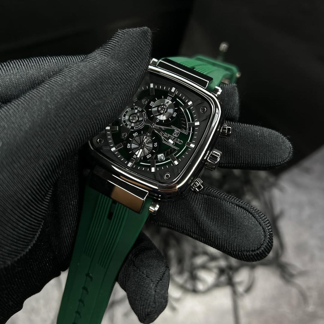 REWARD VIP MONACO GREEN 44 MM CON CRONÓGRAFO ELEGANTE Y ORIGINAL